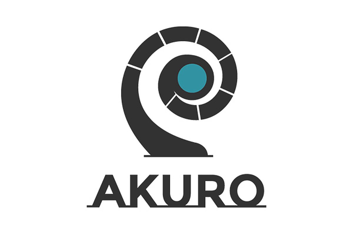 Akuro — Logo für die Musterwebseite eines Hörgeräteherstellers.