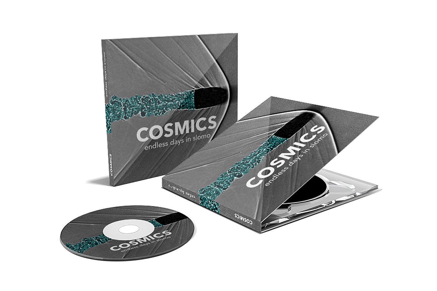Cover Cosmics — Covergestaltung für das Album „endless days in slomo“ der Band COSMICS.