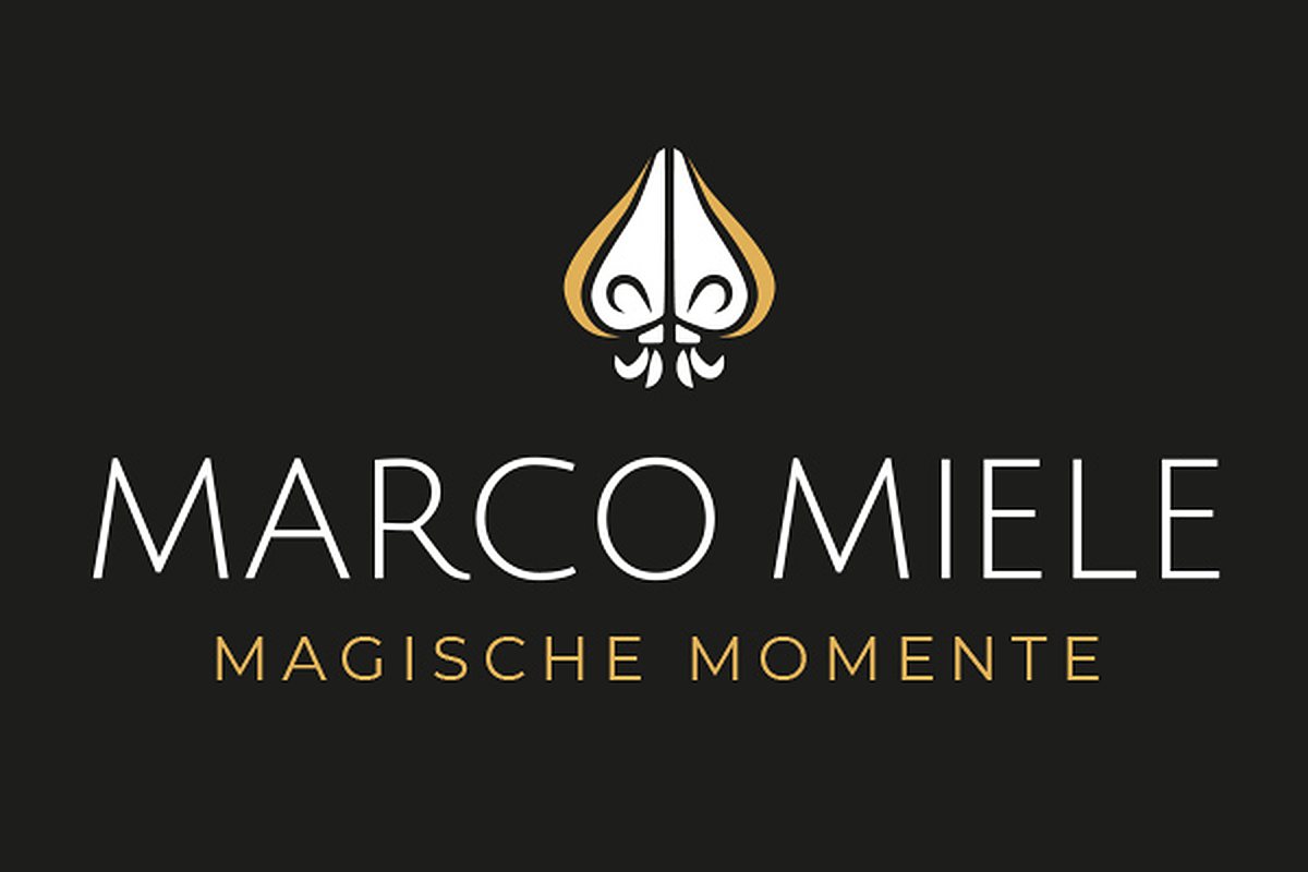Marco Miele — Logo für den Hypnotiseur, Magier und Mentalisten Marco Miele aus Stuttgart.